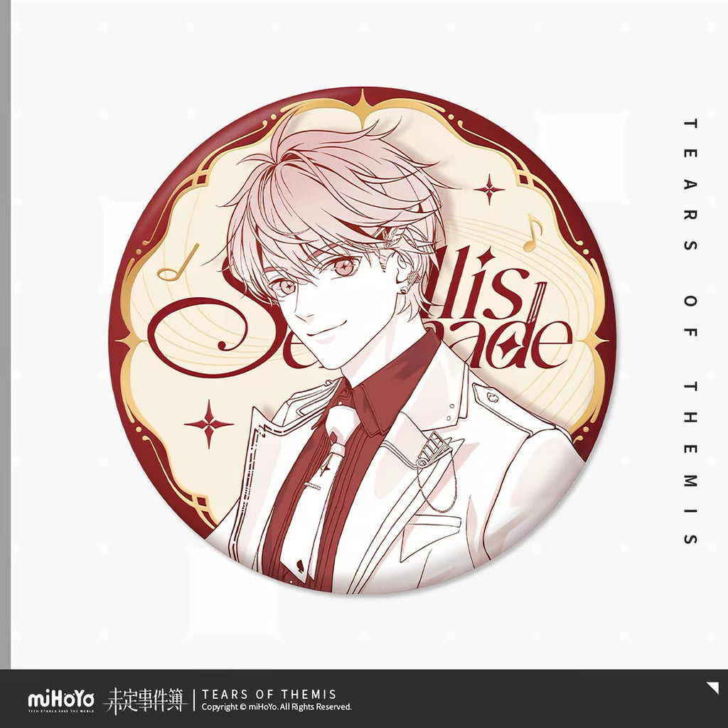 [PO] TOT Official Merch ✦ Stellis Serenade Series | Dual-Color Line Art Badge with Laser-Etched Finish [ENDS ON 08/31]