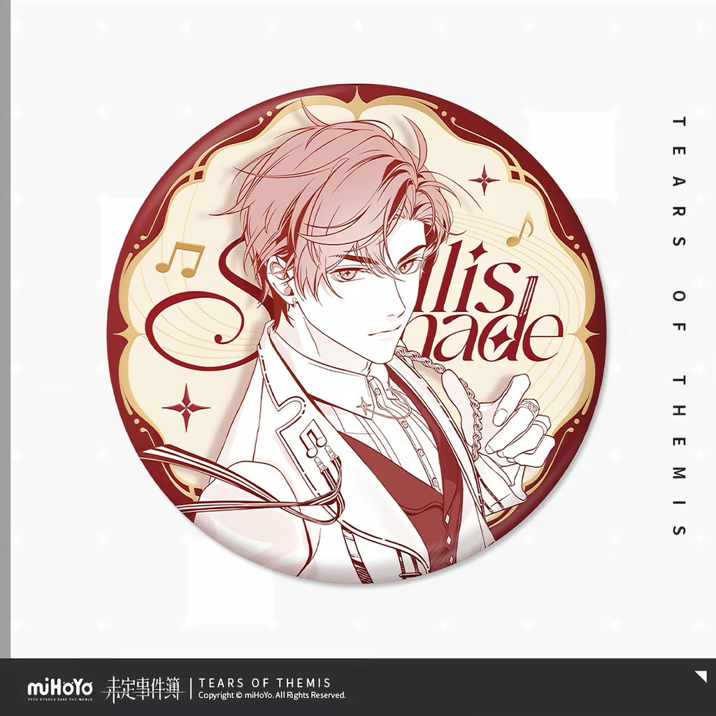 [PO] TOT Official Merch ✦ Stellis Serenade Series | Dual-Color Line Art Badge with Laser-Etched Finish [ENDS ON 08/31]