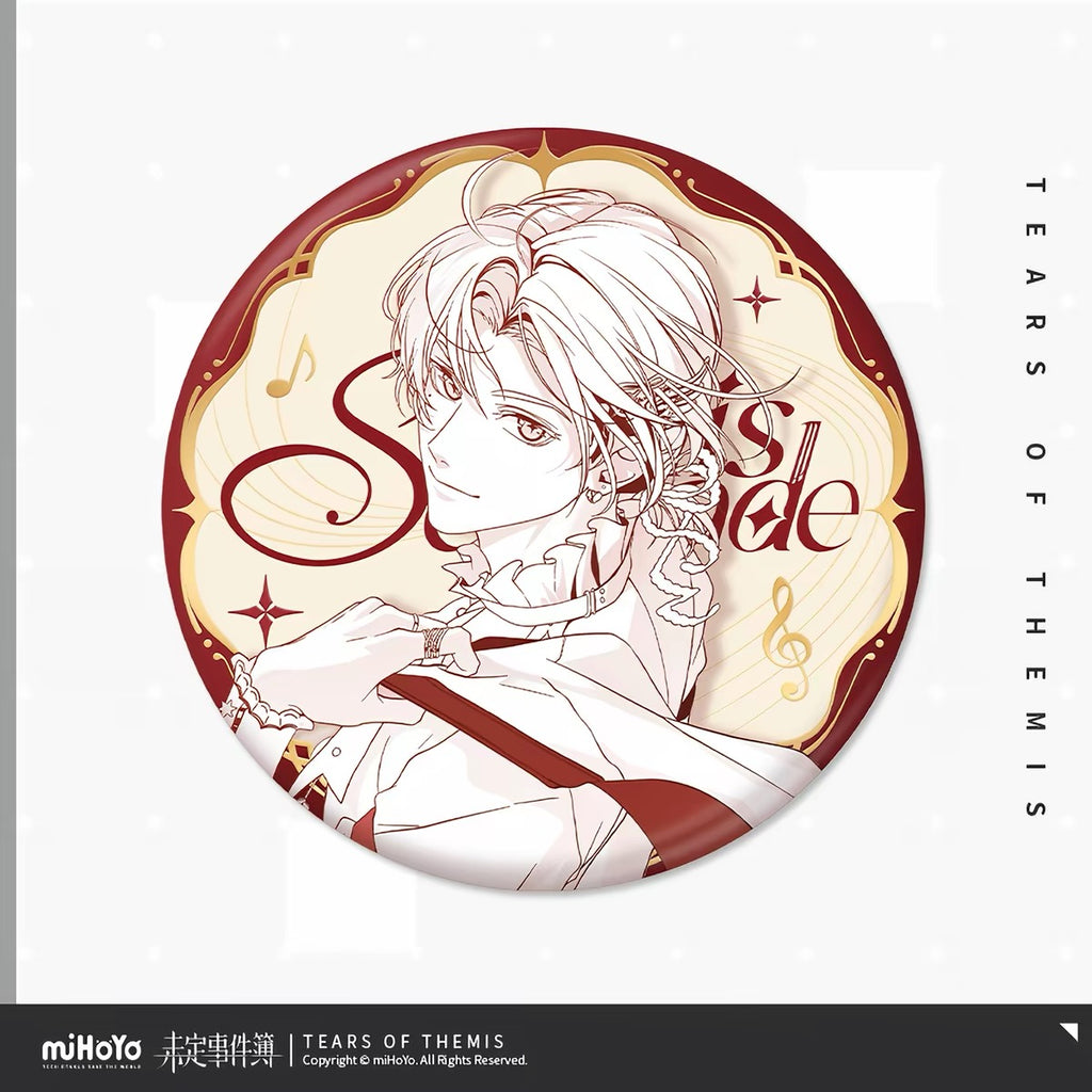 [PO] TOT Official Merch ✦ Stellis Serenade Series | Dual-Color Line Art Badge with Laser-Etched Finish [ENDS ON 08/31]