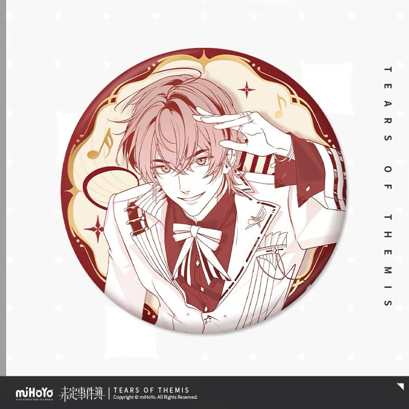 [PO] TOT Official Merch ✦ Stellis Serenade Series | Dual-Color Line Art Badge with Laser-Etched Finish [ENDS ON 08/31]