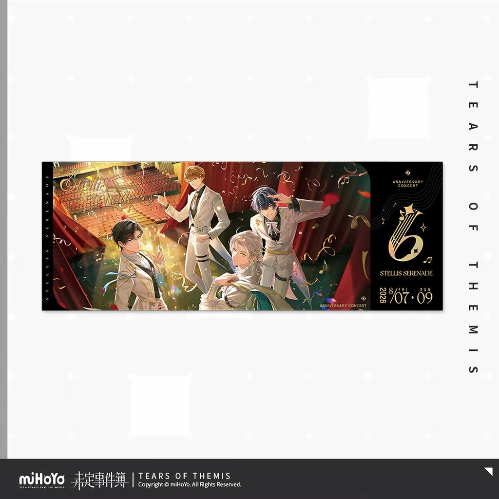 [PO] TOT Official Merch ✦ Stellis Serenade Series | Holographic Commemorative Ticket & Ticket Holder Set [ENDS ON 08/31]