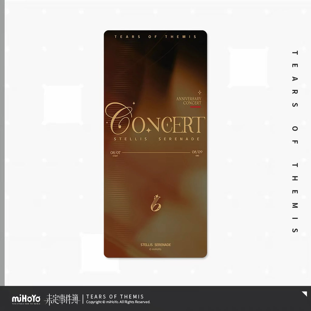 [PO] TOT Official Merch ✦ Stellis Serenade Series | Holographic Commemorative Ticket & Ticket Holder Set [ENDS ON 08/31]