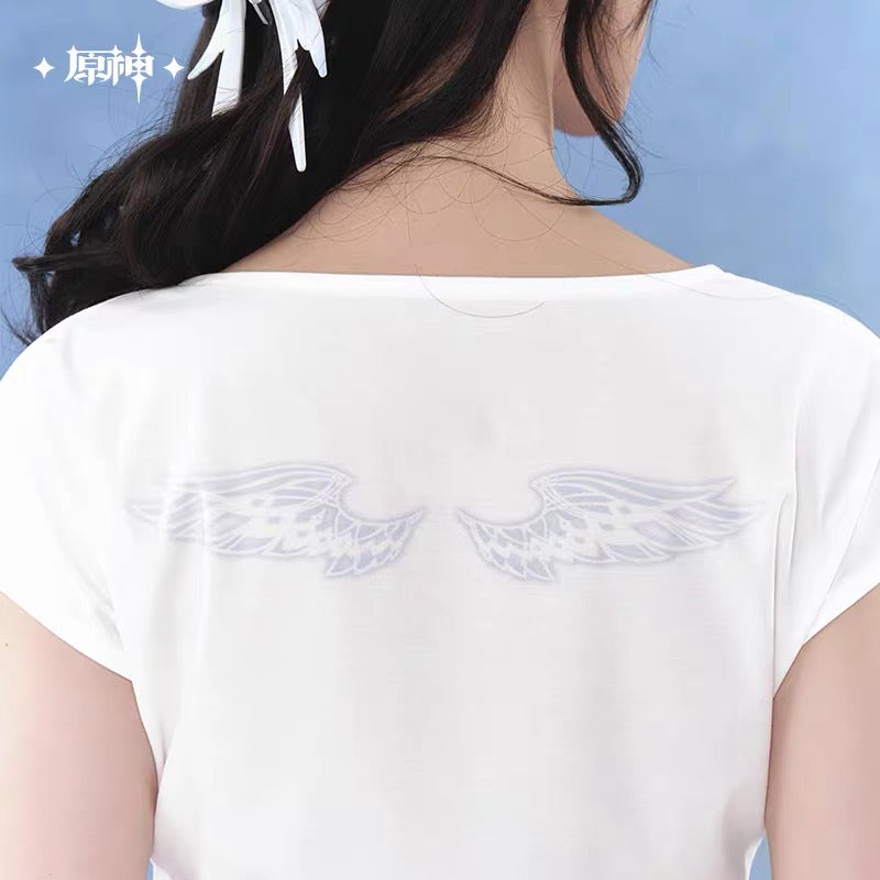 [PO] GI Official Merch ✦ Columbina Themed Impression Series | Fitted Short Sleeve T-Shirt