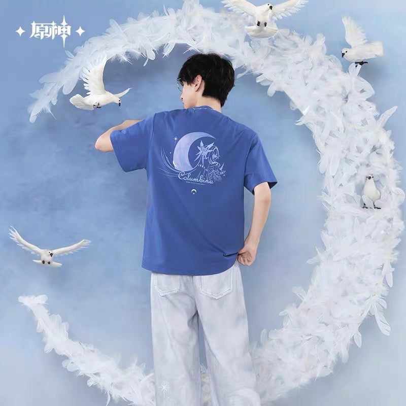 [PO] GI Official Merch ✦ Columbina Themed Impression Series | T-Shirt