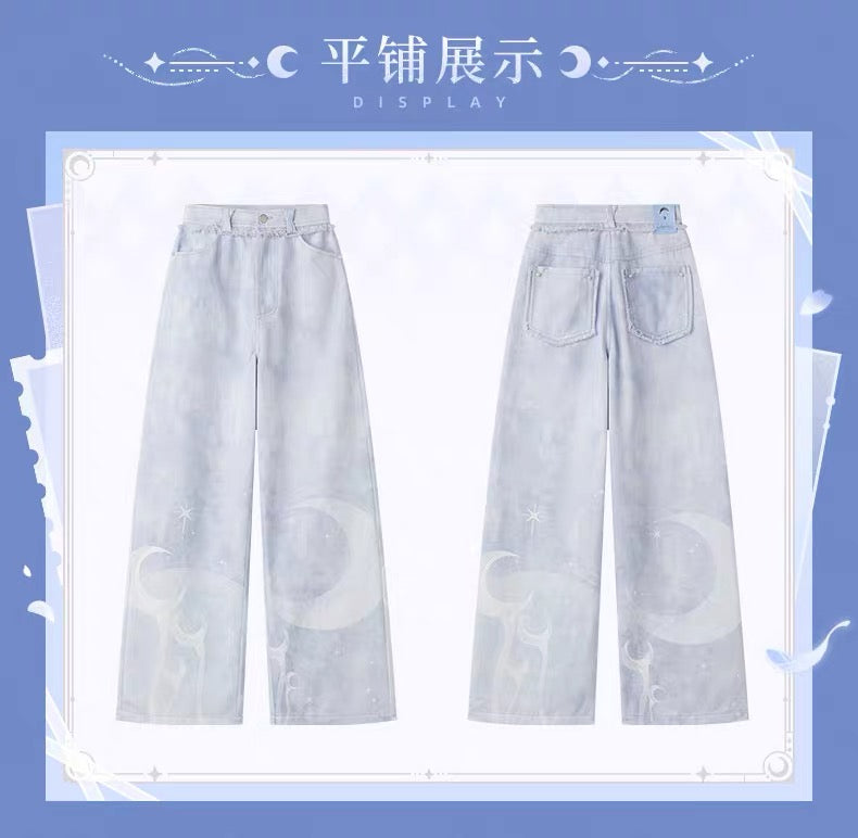 [PO] GI Official Merch ✦ Columbina Themed Impression Series | Printed Casual Trousers