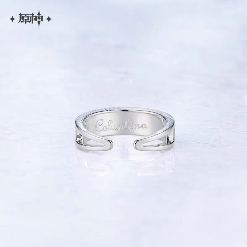 [PO] GI Official Merch ✦ Columbina Themed Impression Series | Ring and Necklace Set