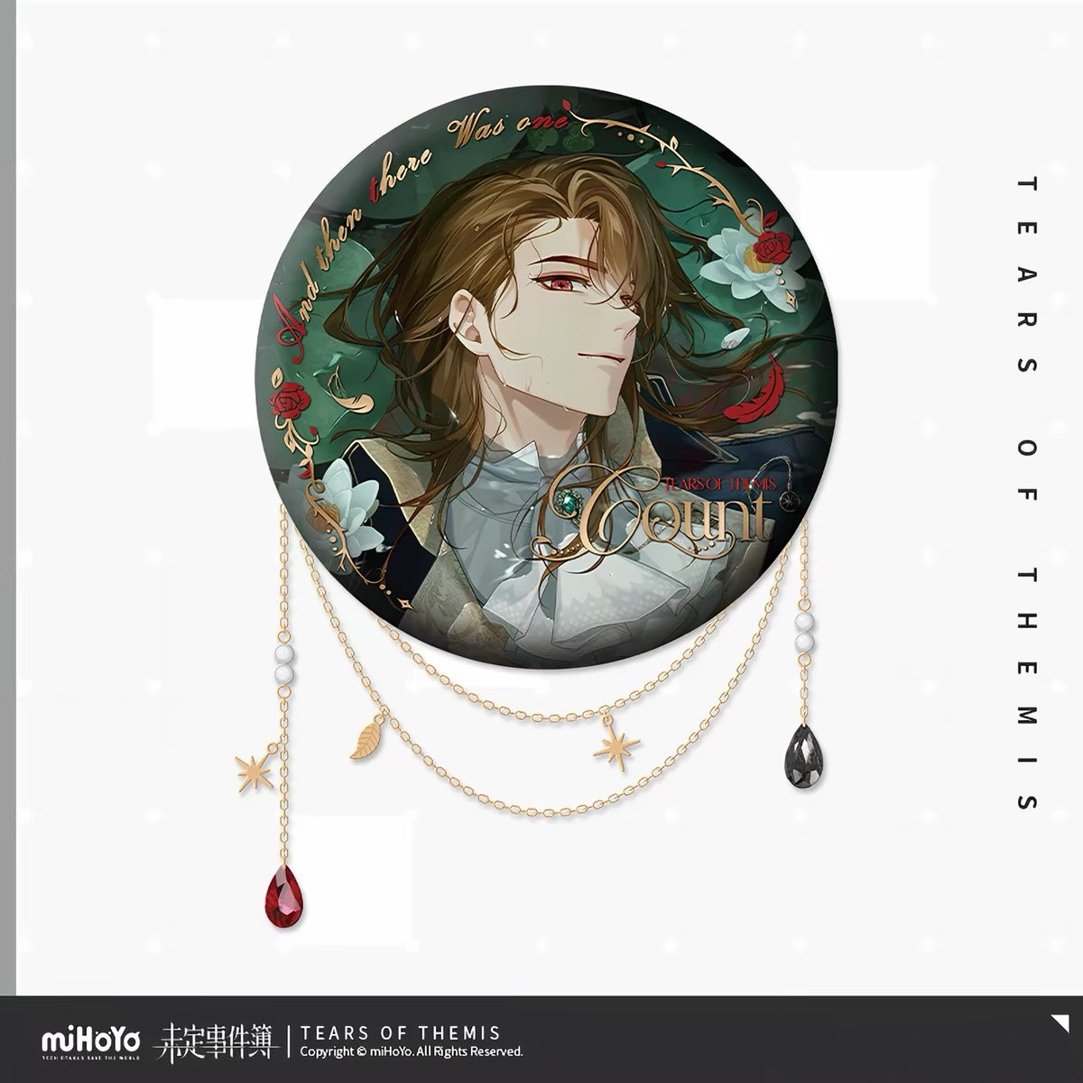 [PO] TOT Official Merch ✦ And Then There Was One Series | Tin Badge & Decorative Chain [ENDS ON 09/10]