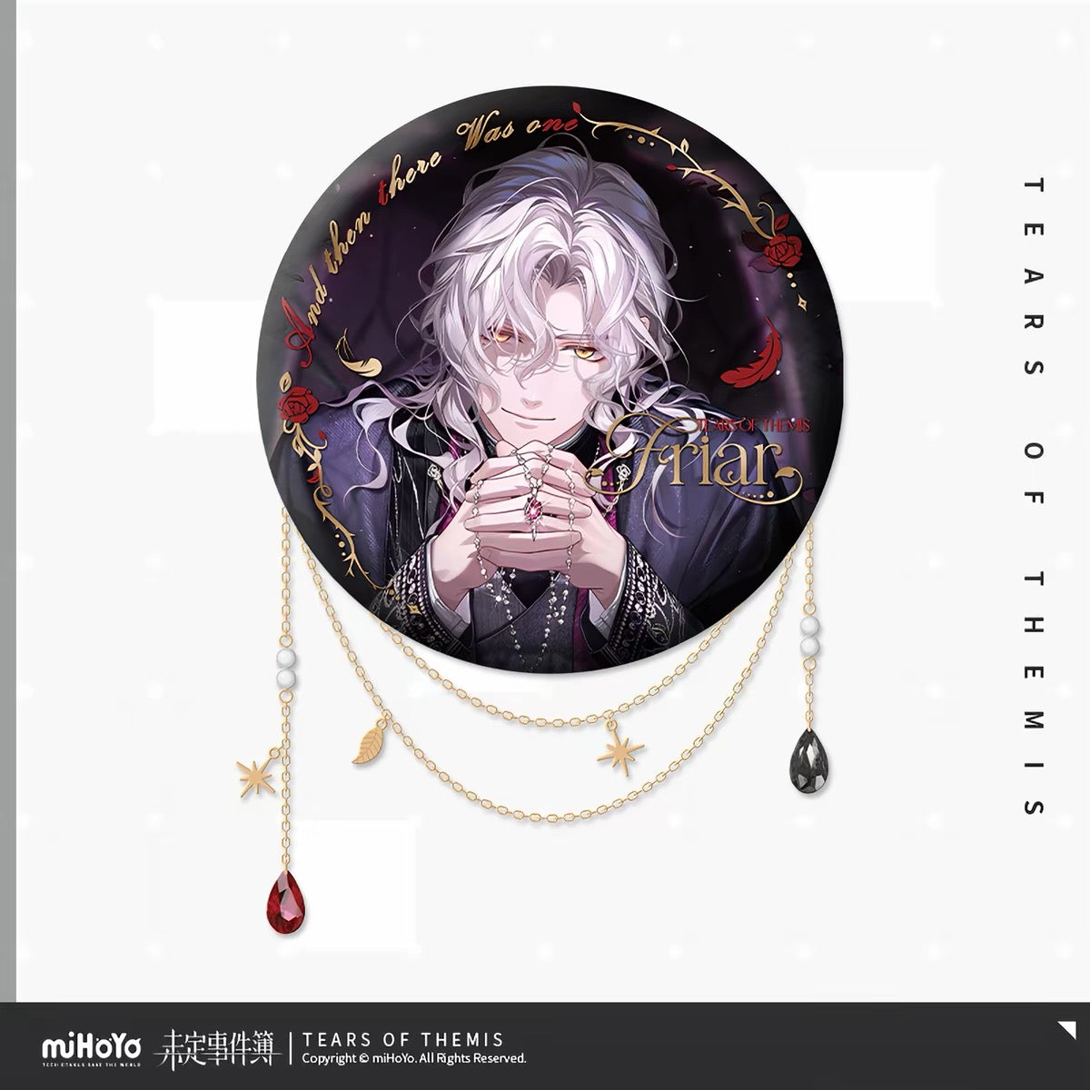 [PO] TOT Official Merch ✦ And Then There Was One Series | Tin Badge & Decorative Chain [ENDS ON 09/10]