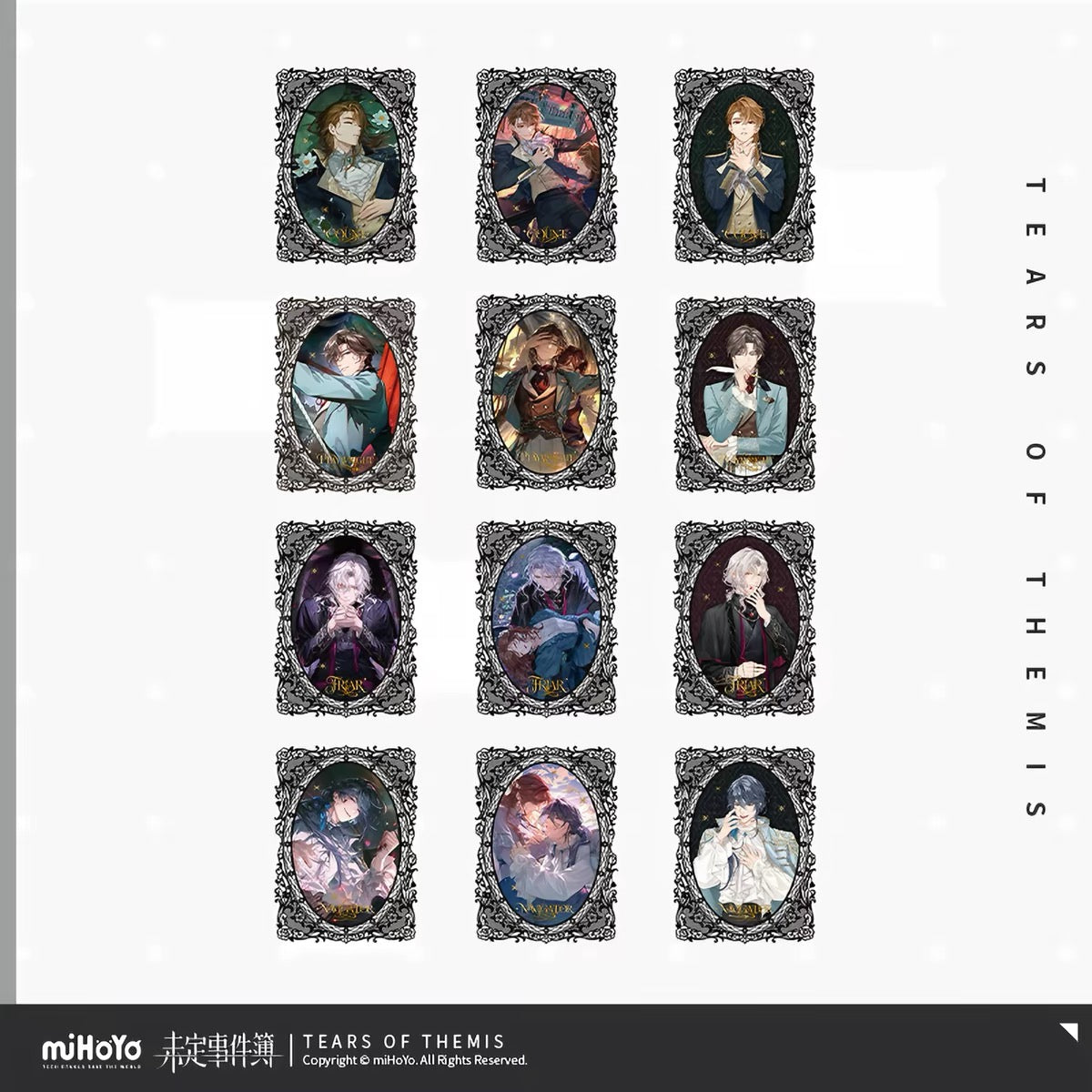 [PO] TOT Official Merch ✦ And Then There Was One Series | Retro Lace Engraved Art Cards [ENDS ON 09/10]