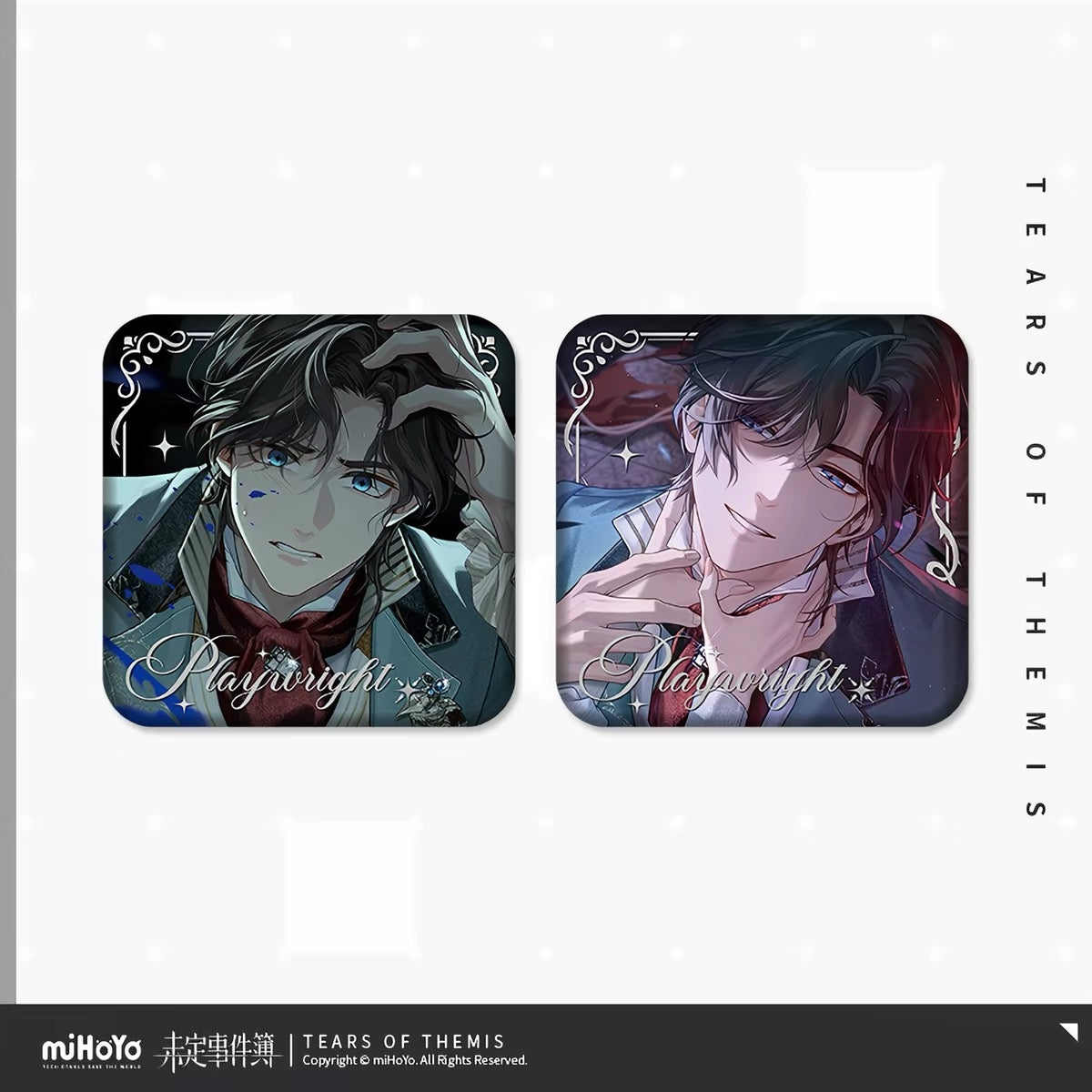 [PO] TOT Official Merch ✦ And Then There Was One Series | 8cm Square Badge [ENDS ON 09/10]