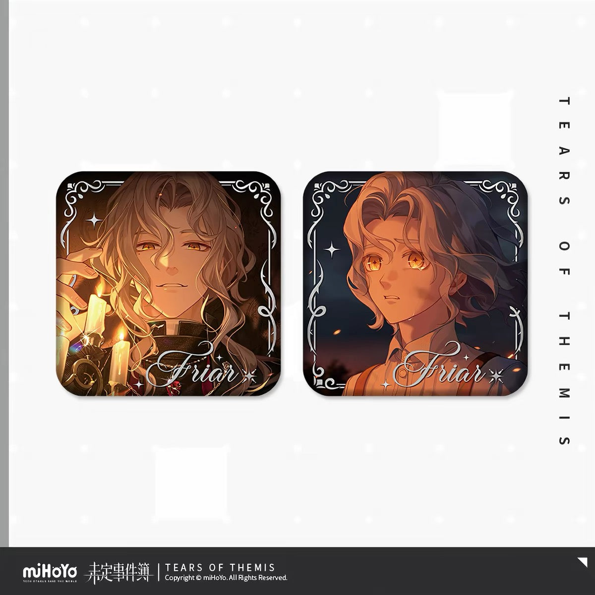 [PO] TOT Official Merch ✦ And Then There Was One Series | 8cm Square Badge [ENDS ON 09/10]