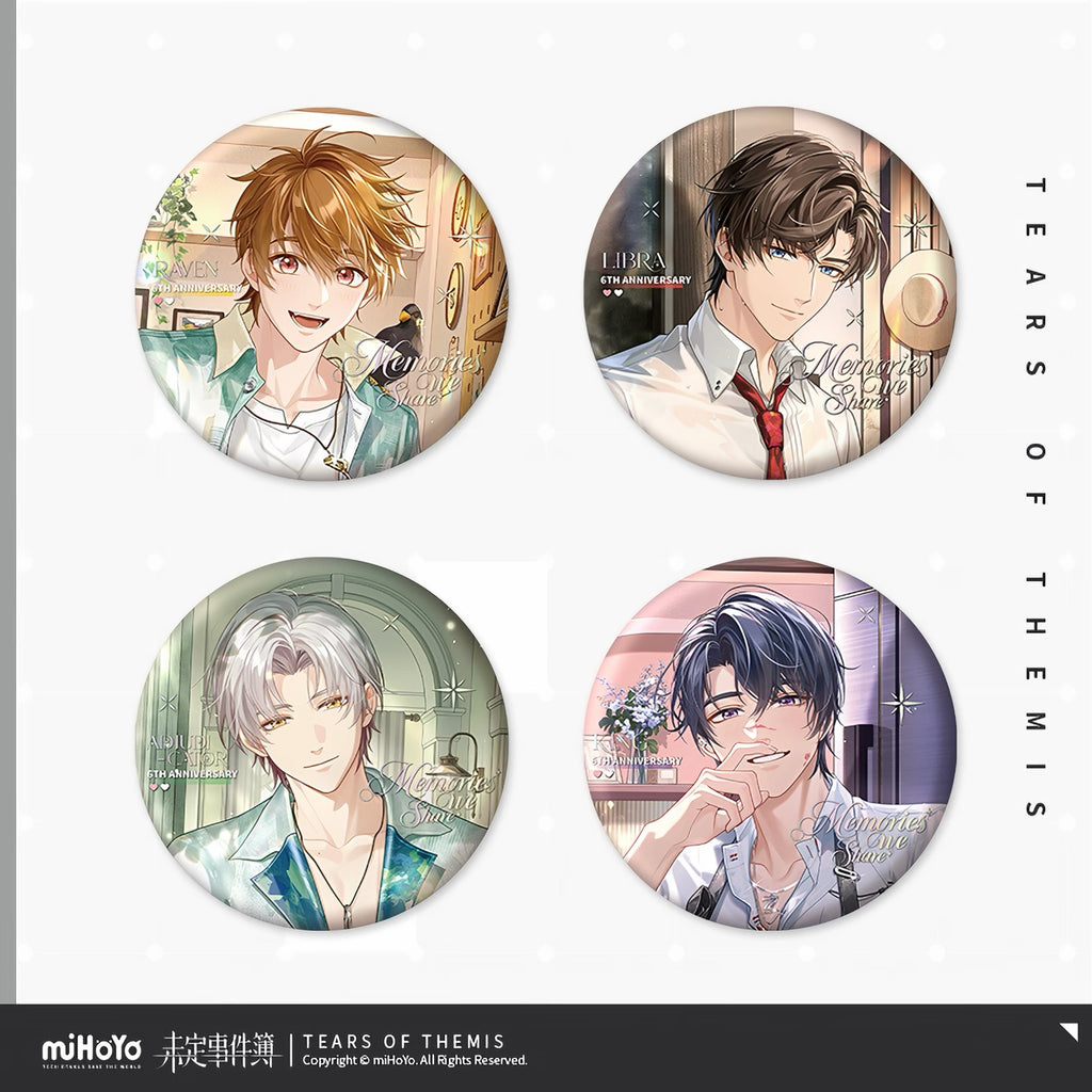 [PO] TOT Official Merch ✦ Memories We Share Series | Tinplate Badge [ENDS ON 09/10]