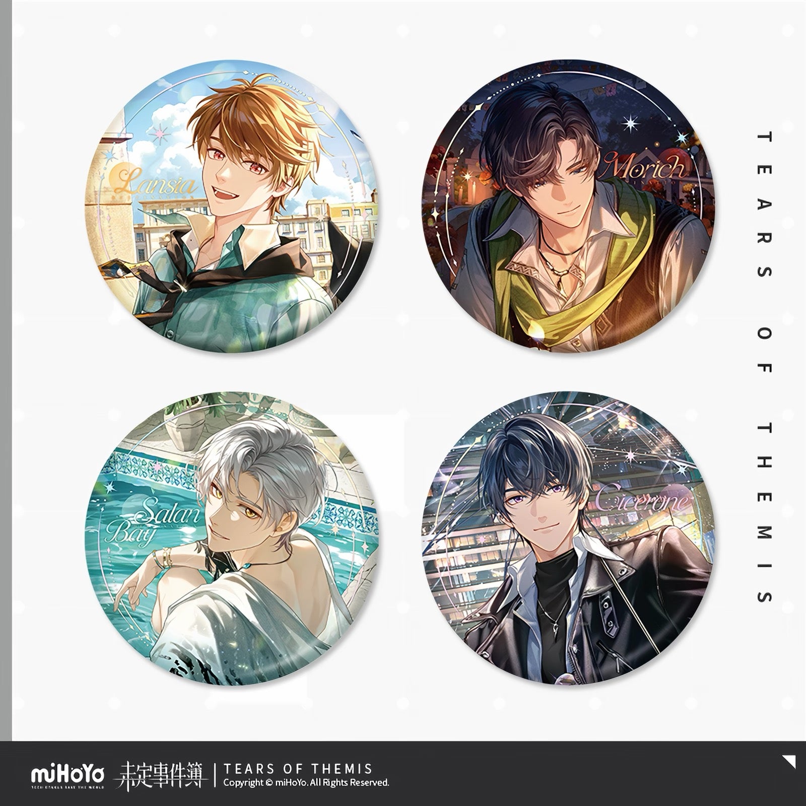 [PO] TOT Official Merch ✦ Love And Wanderlust Series | Tinplate Badge [ENDS ON 09/10]