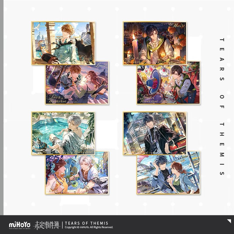[PO] TOT Official Merch ✦ Love And Wanderlust Series | PET Shikishi [ENDS ON 09/10]