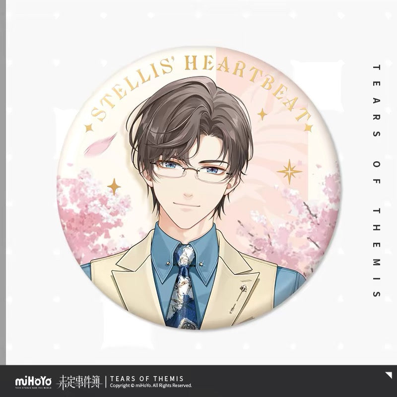 [PO] TOT Official Merch ✦ Stellis’ Heartbeat Series | Tinplate Badge [ENDS ON 09/10]