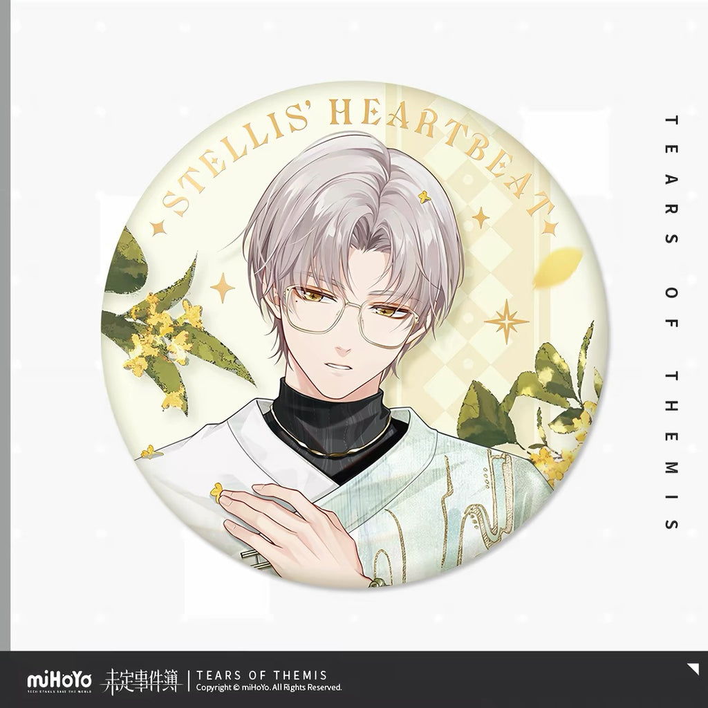 [PO] TOT Official Merch ✦ Stellis’ Heartbeat Series | Tinplate Badge [ENDS ON 09/10]