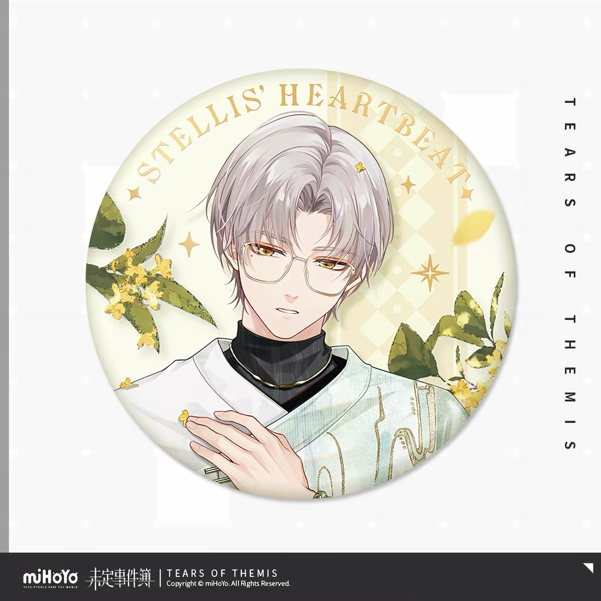 [PO] TOT Official Merch ✦ Stellis’ Heartbeat Series | Tinplate Badge [ENDS ON 09/10]