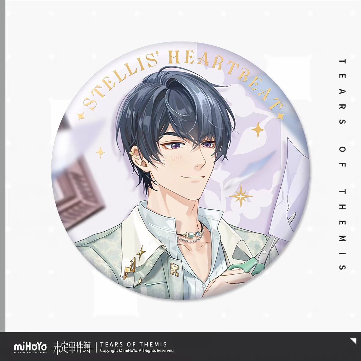 [PO] TOT Official Merch ✦ Stellis’ Heartbeat Series | Tinplate Badge [ENDS ON 09/10]