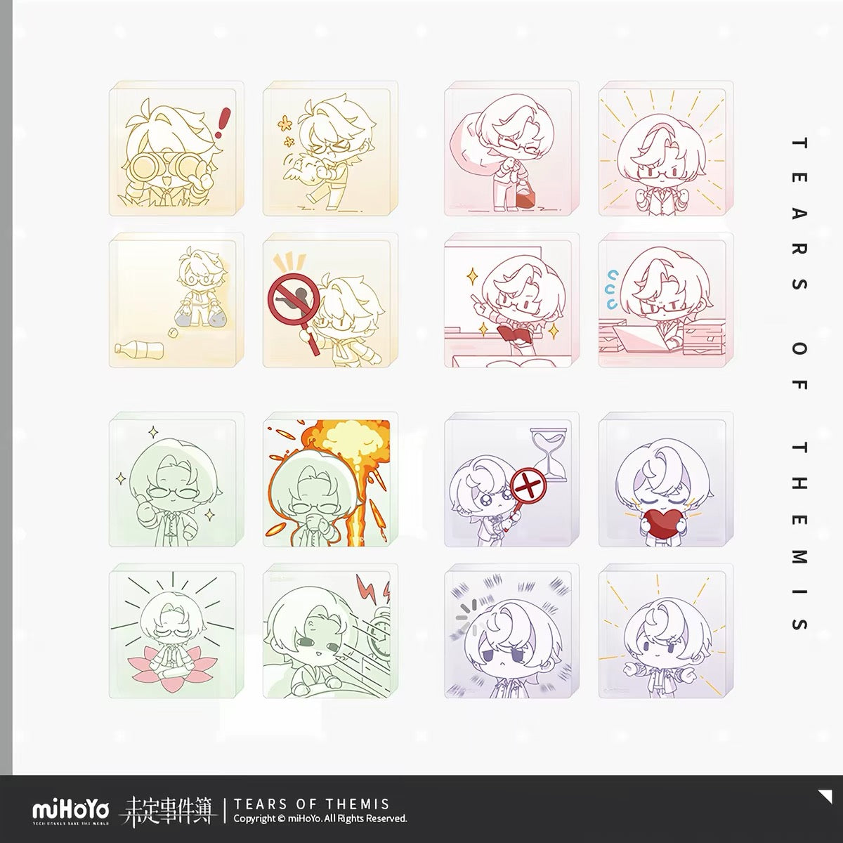 [PO] TOT Official Merch ✦ Stellis’ Heartbeat Series | Charity Commemorative Chibi Acrylic Standee Set [ENDS ON 09/10]