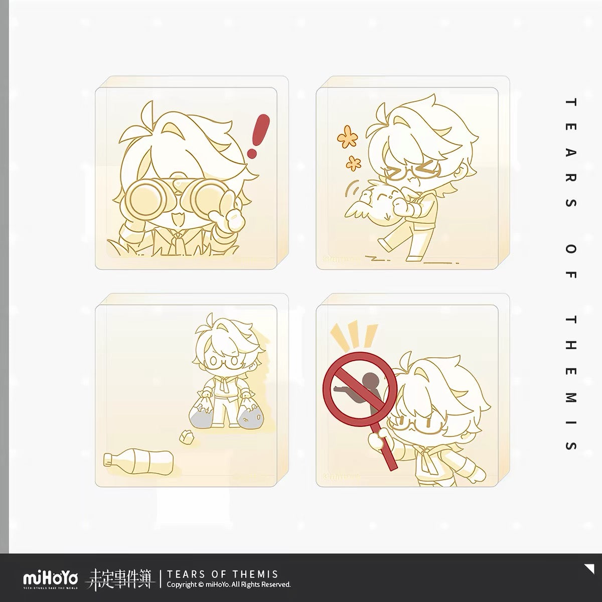 [PO] TOT Official Merch ✦ Stellis’ Heartbeat Series | Charity Commemorative Chibi Acrylic Standee Set [ENDS ON 09/10]