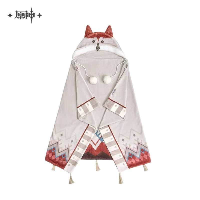 [PO] GI Official Merch ✦ Alyosha Themed Impression Series | Shawl-Blanket and Knitted Gloves