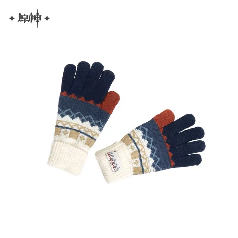 [PO] GI Official Merch ✦ Alyosha Themed Impression Series | Shawl-Blanket and Knitted Gloves