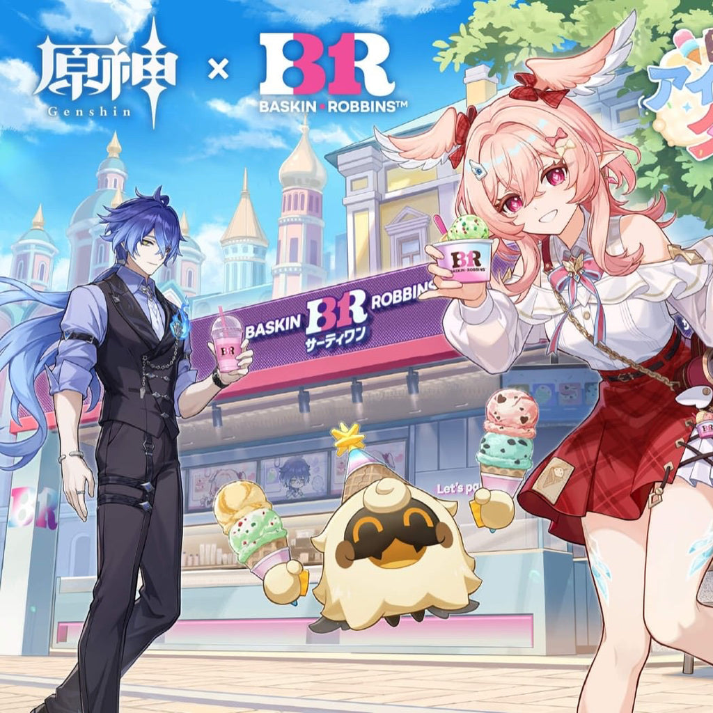 Genshin x Baskin Rollins ✦ Merchandise & Redeem Code