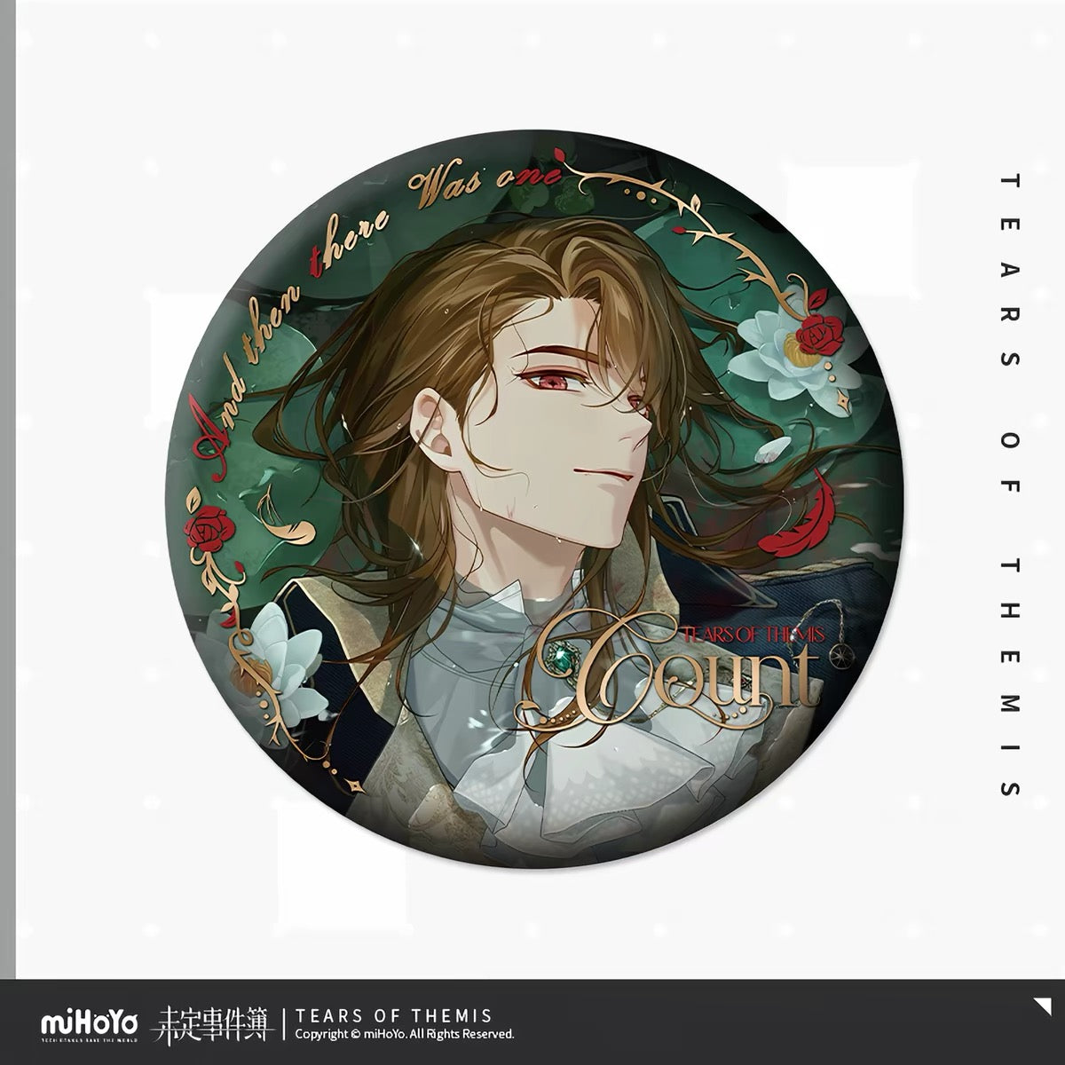 [PO] TOT Official Merch ✦ And Then There Was One Series | Tin Badge & Decorative Chain [ENDS ON 09/10]