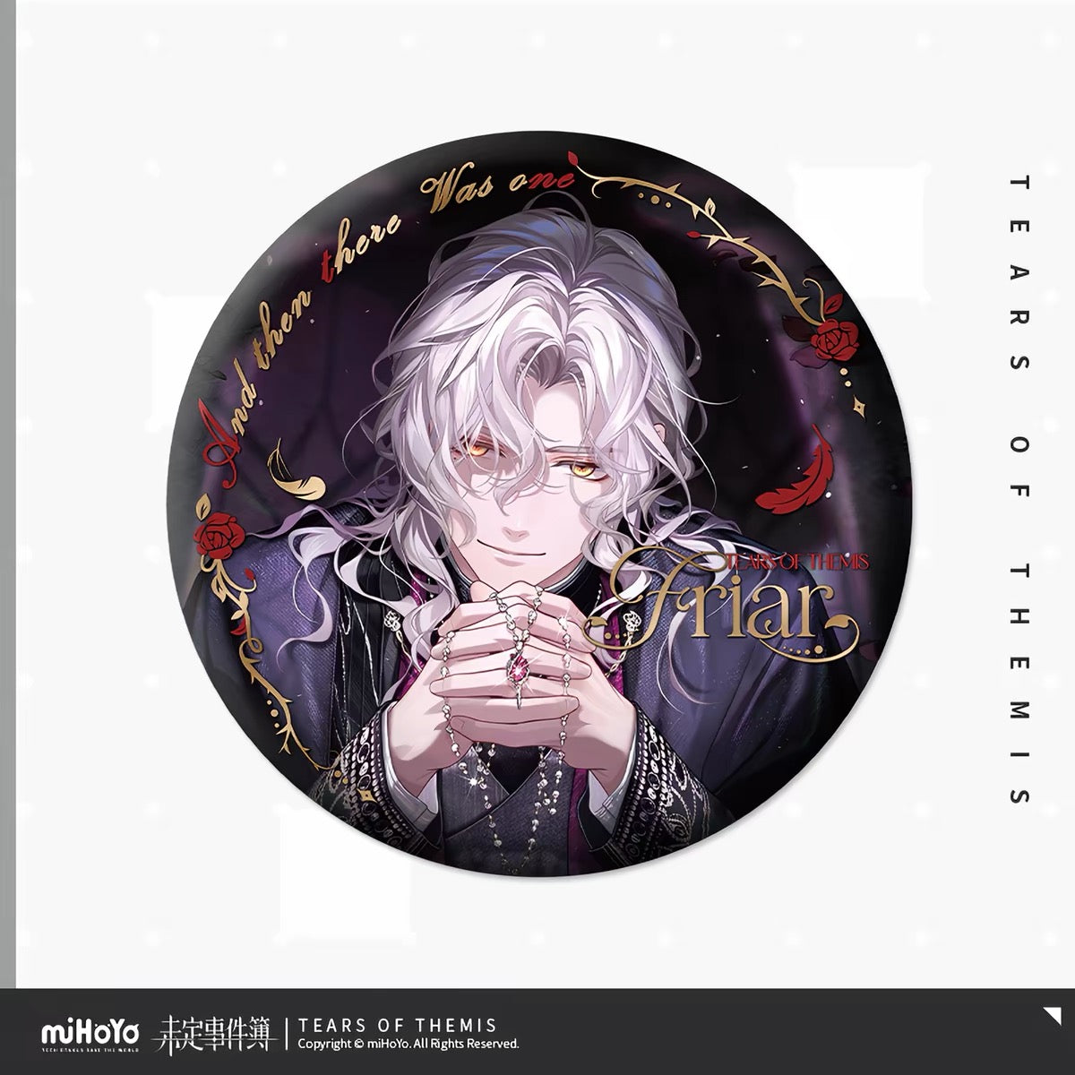 [PO] TOT Official Merch ✦ And Then There Was One Series | Tin Badge & Decorative Chain [ENDS ON 09/10]