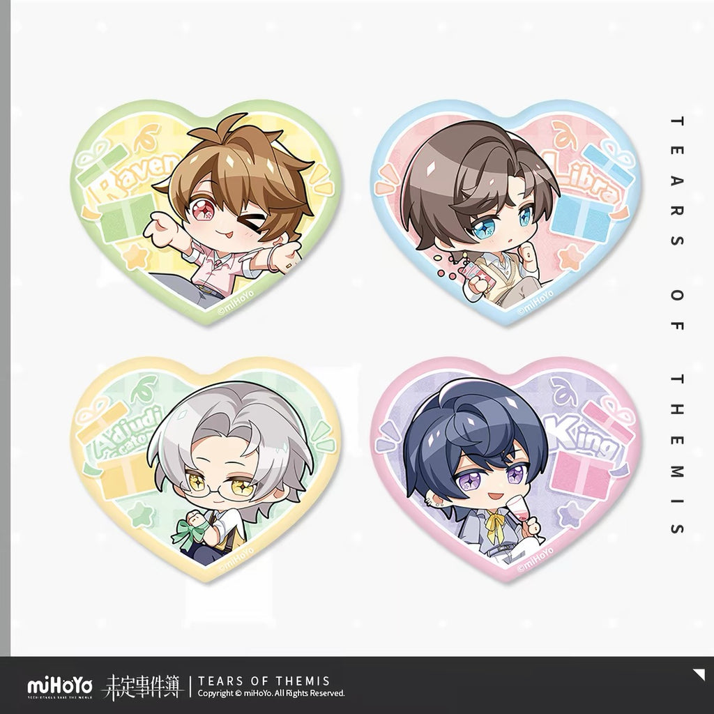 [PO] TOT Official Merch ✦ Delightful Invitation Series | Chibi Die-Cut Badge [ENDS ON 09/10]