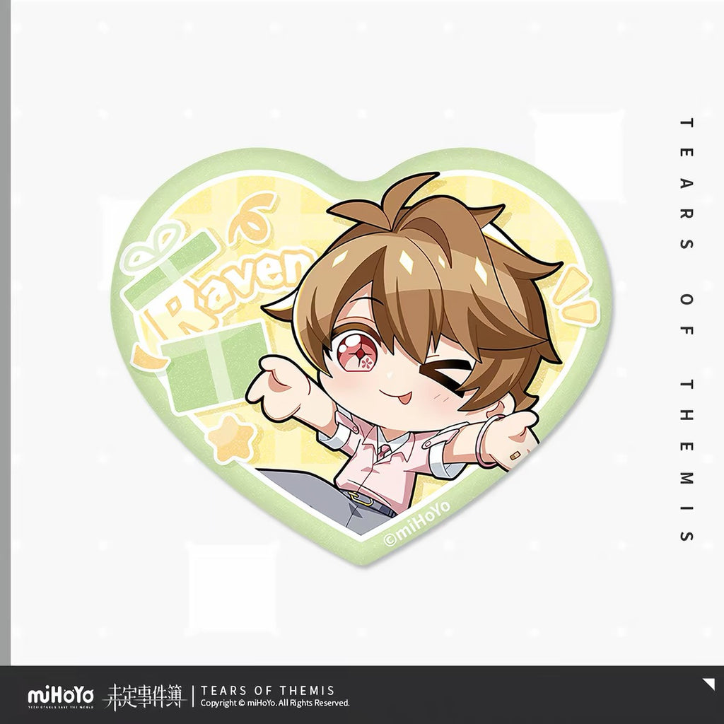 [PO] TOT Official Merch ✦ Delightful Invitation Series | Chibi Die-Cut Badge [ENDS ON 09/10]