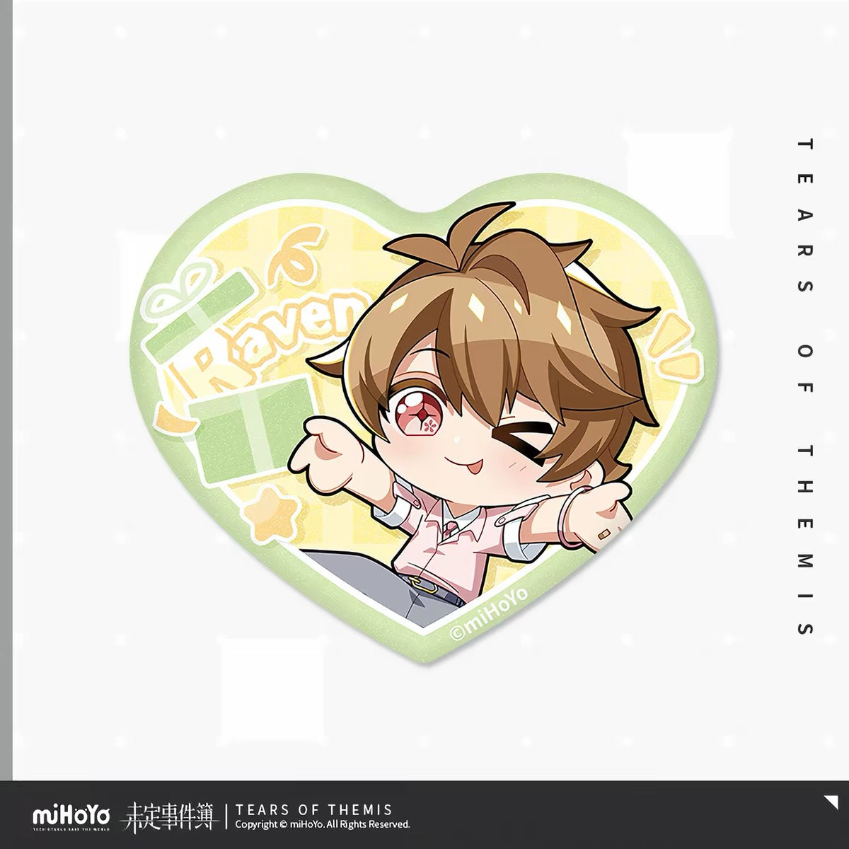 [PO] TOT Official Merch ✦ Delightful Invitation Series | Chibi Die-Cut Badge [ENDS ON 09/10]
