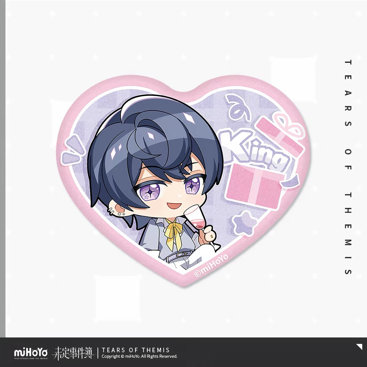 [PO] TOT Official Merch ✦ Delightful Invitation Series | Chibi Die-Cut Badge [ENDS ON 09/10]