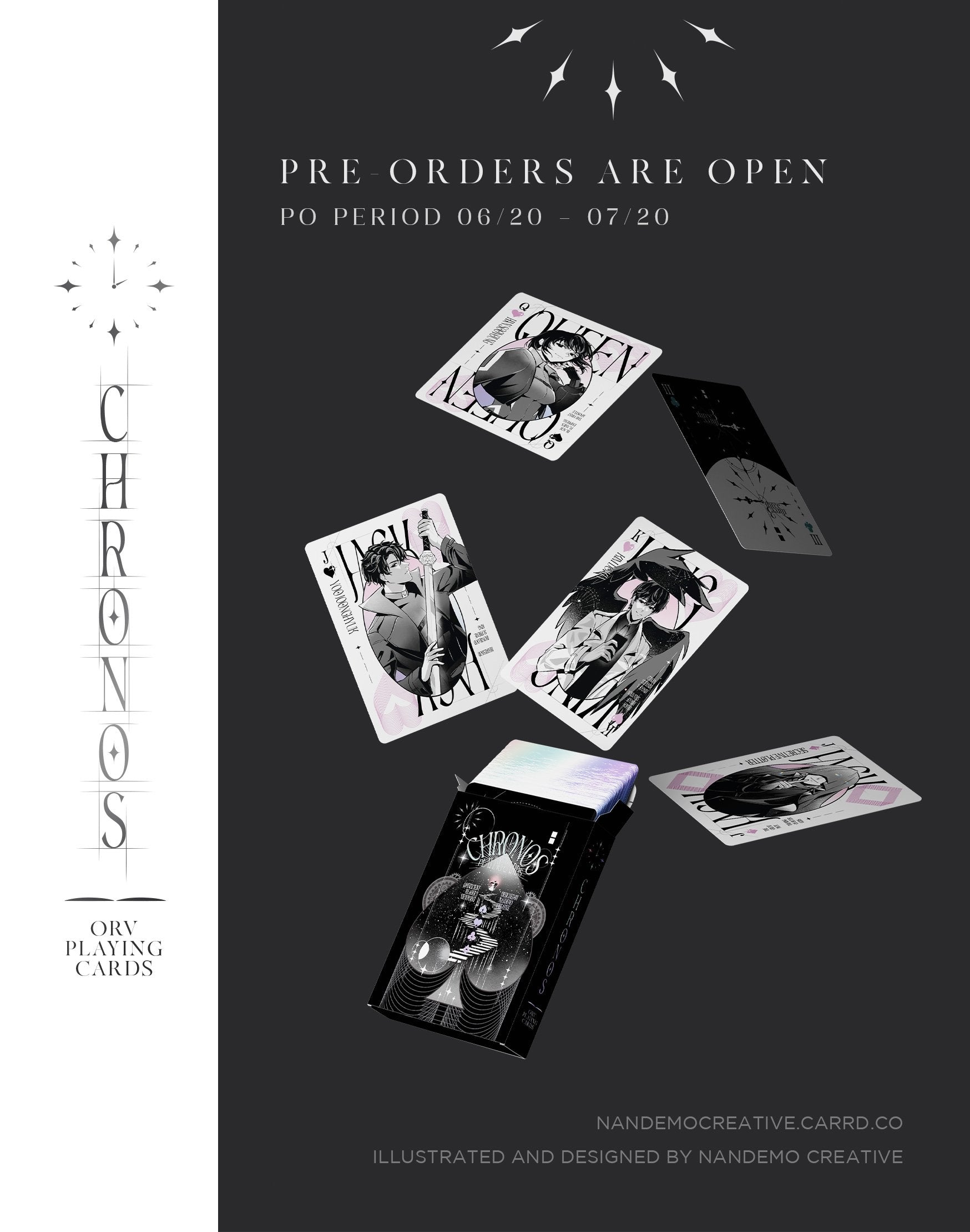 [SHIP] Cesca merch ✦ ORV Playing Cards