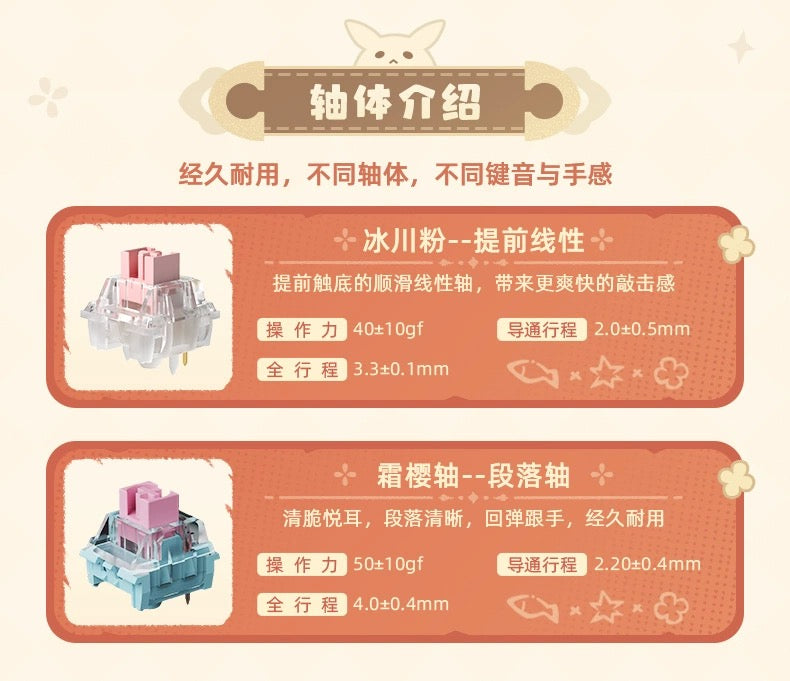 [PO] GI Official Merch ✦ Klee Fleeing Sunlight Mechanical Keyboard