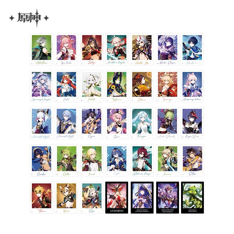 [PO] GI Official Merch ✦ Themed Series | Character Collection Card Gift Set