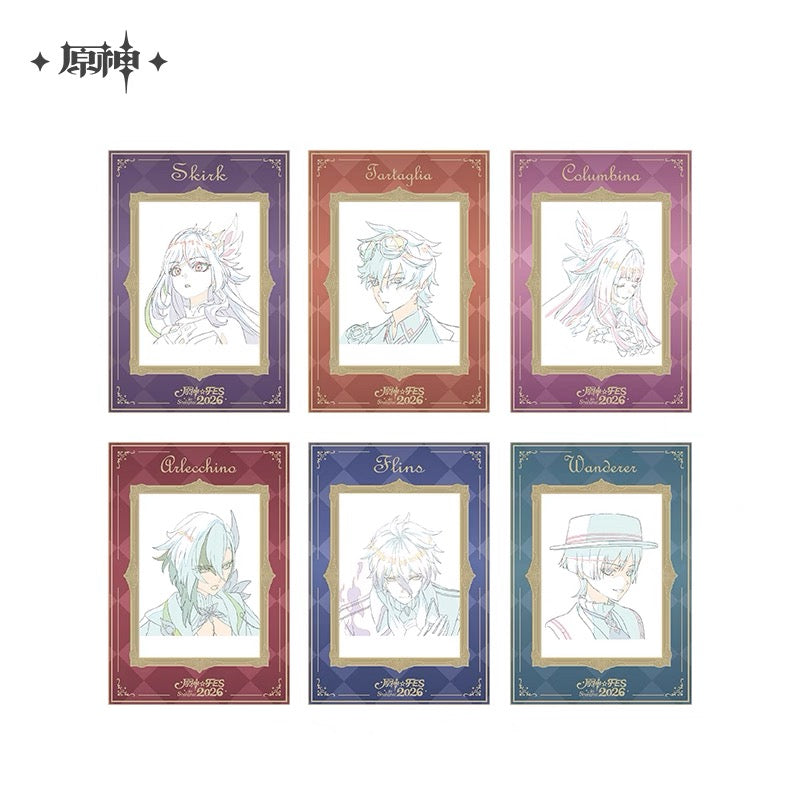 [PO] GI Official Merch ✦ 2026 Carnival Gathering Series | Refraction Card Set