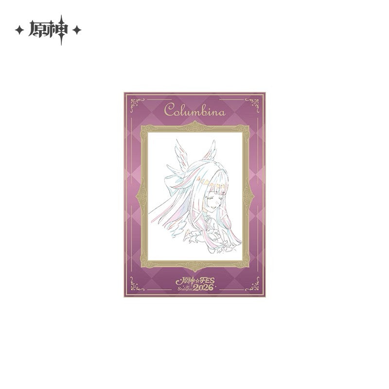[PO] GI Official Merch ✦ 2026 Carnival Gathering Series | Refraction Card Set