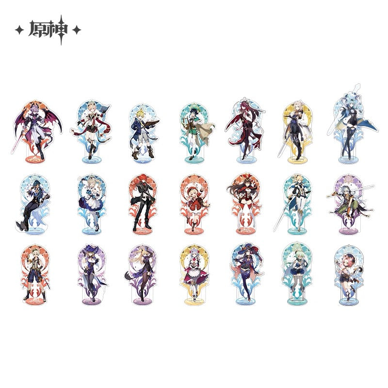 [PO] GI Official Merch ✦ Mondstadt Theme Series | Character Splash Art Acrylic Stand