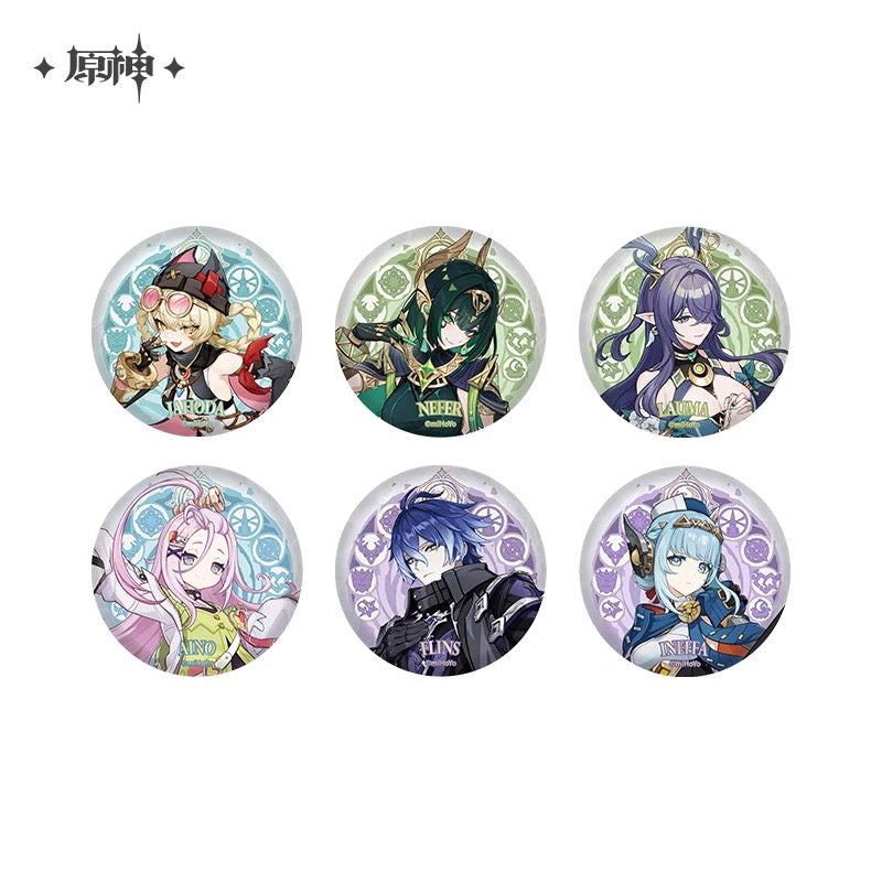 [PO] GI Official Merch ✦ Nod-Krai Theme Series | Character Splash Art Badge