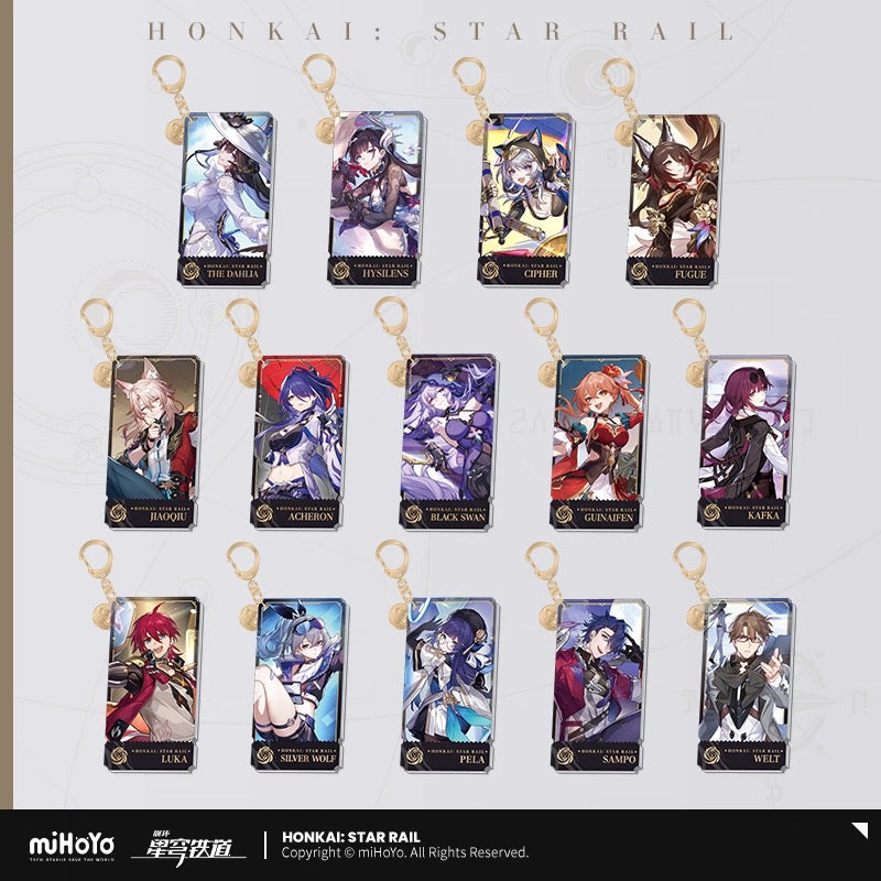 [PO] HSR Official Merch ✦ Splash Art Series | Acrylic Keychain
