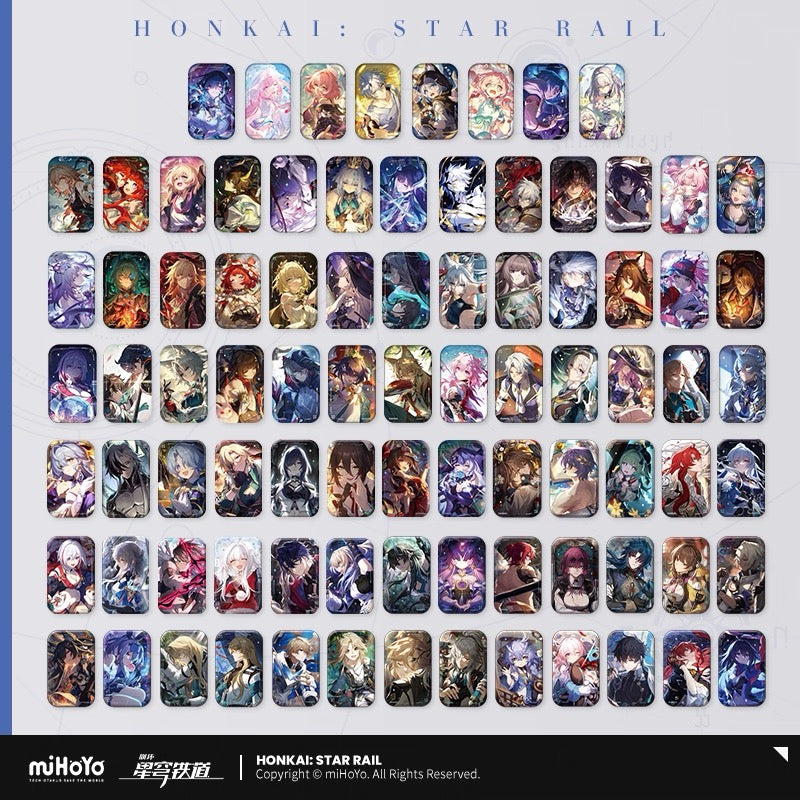 [PO] HSR Official Merch ✦ Light Cone Series | Rectangular Tinplate Badge