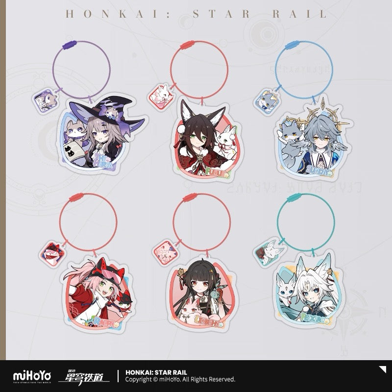 [PO] HSR Official Merch ✦  Tiny Cat Series | Acrylic Keychain