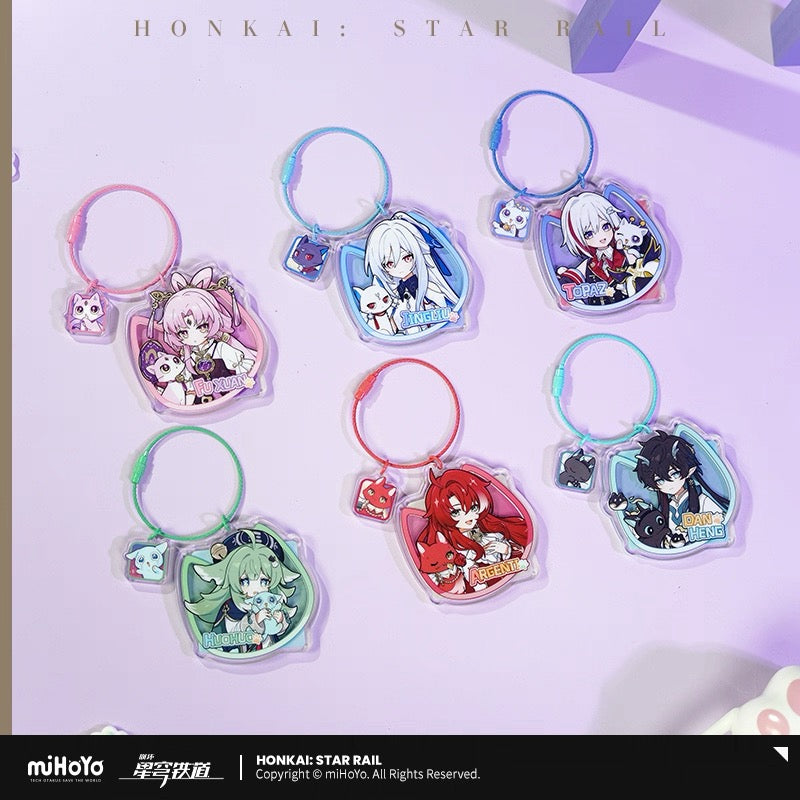 [PO] HSR Official Merch ✦  Tiny Cat Series | Acrylic Keychain