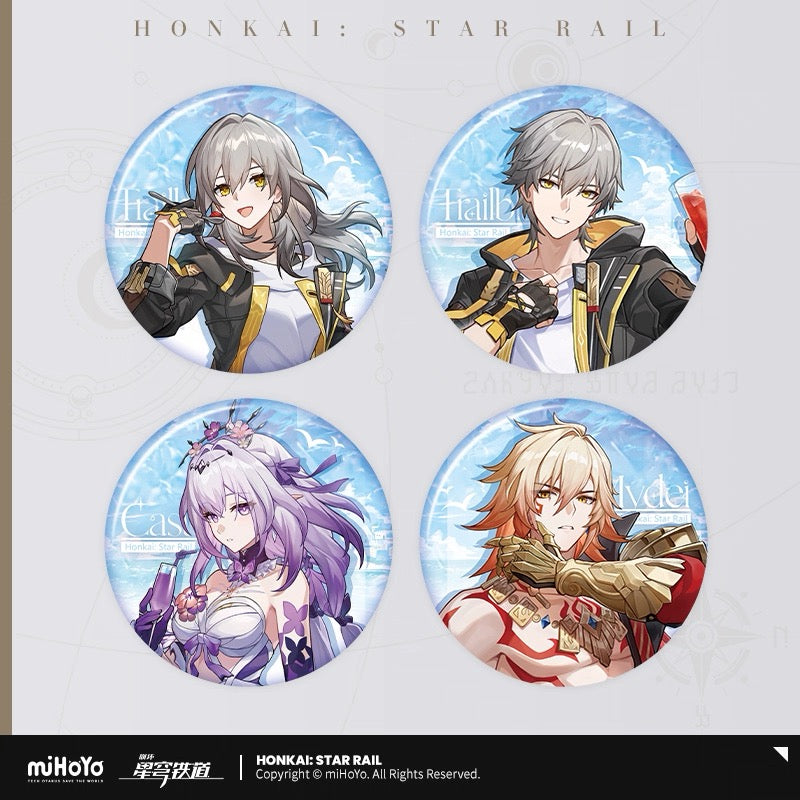 [PO] HSR Official Merch ✦ Fruity Summer Series | Tin Badge