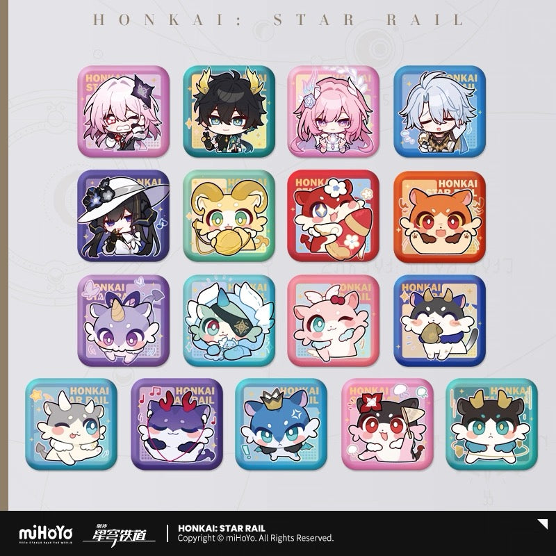 [PO] HSR Official Merch ✦ Pom-Pom Gallery Series | Square Badge