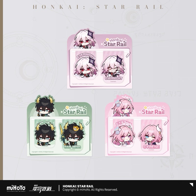 [PO] HSR Official Merch ✦ Pom-Pom Gallery Series | Soft Magnetic Bookmark Set
