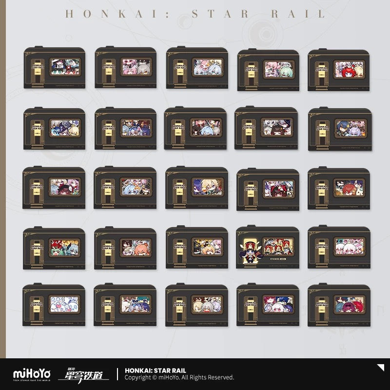 [PO] HSR Official Merch ✦ Pom-Pom Gallery Series | Sticker Set