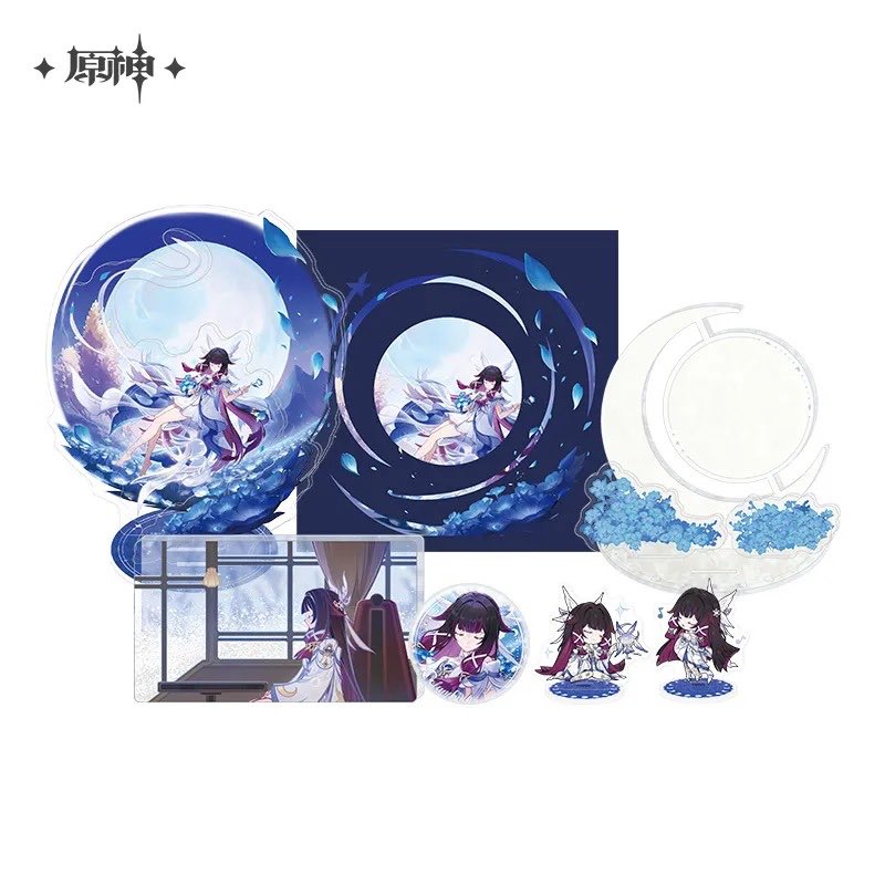 [PO] GI Official Merch ✦ New Moon Blessing Series | Columbina Merch