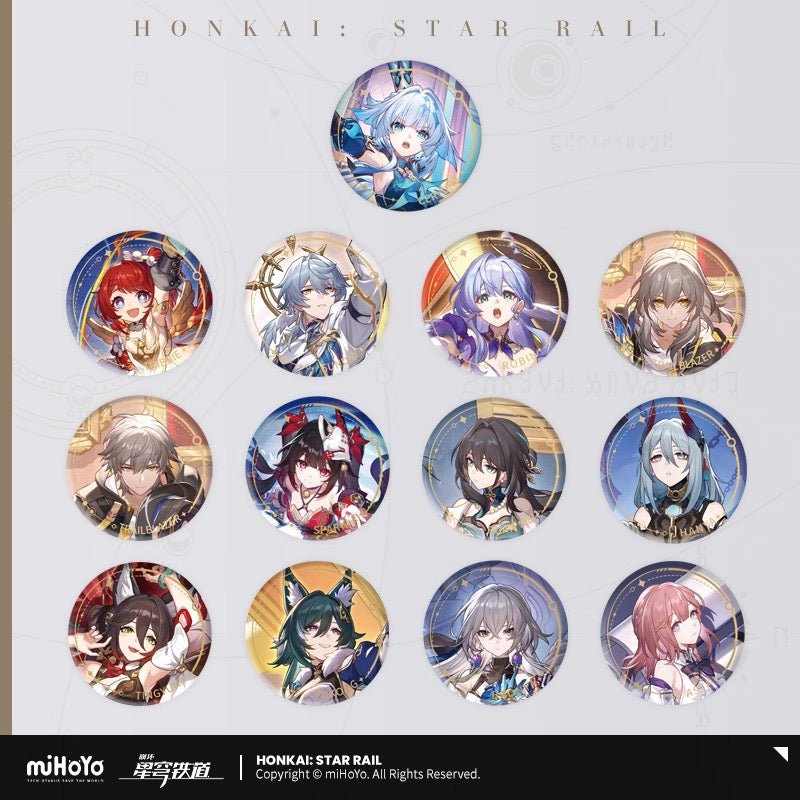 [PO] HSR Official Merch ✦ Splash Art Series | Round Tin Badge